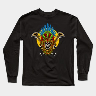 Aztec Skull 1.1 Long Sleeve T-Shirt